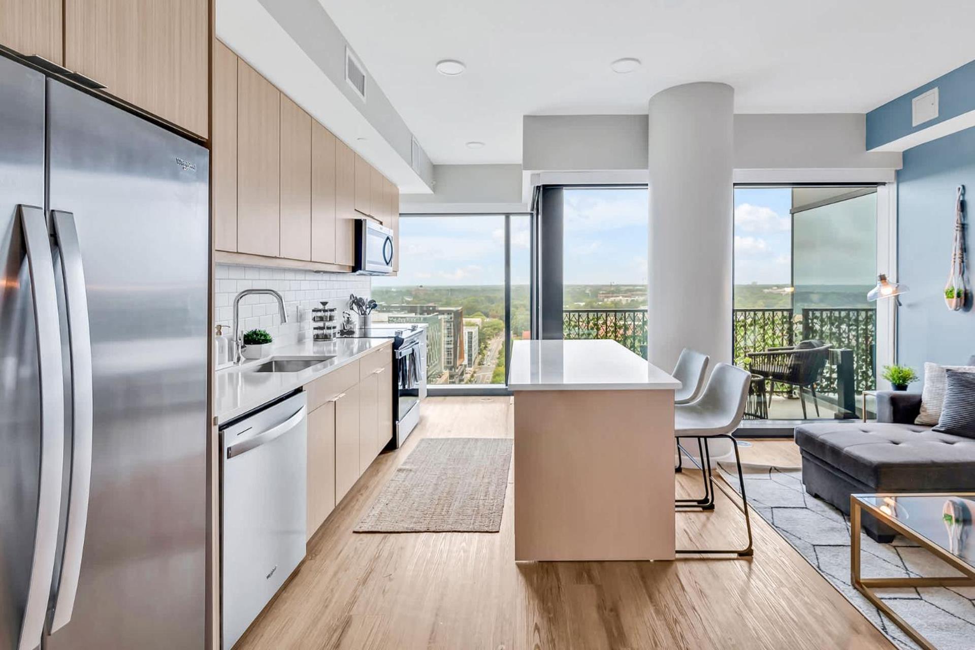High-Rise Apt Raleigh Free Parking & Sunset View 1 Exteriér fotografie